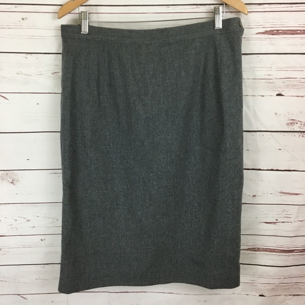 Pendleton Wool Skirt Size 10 Gray